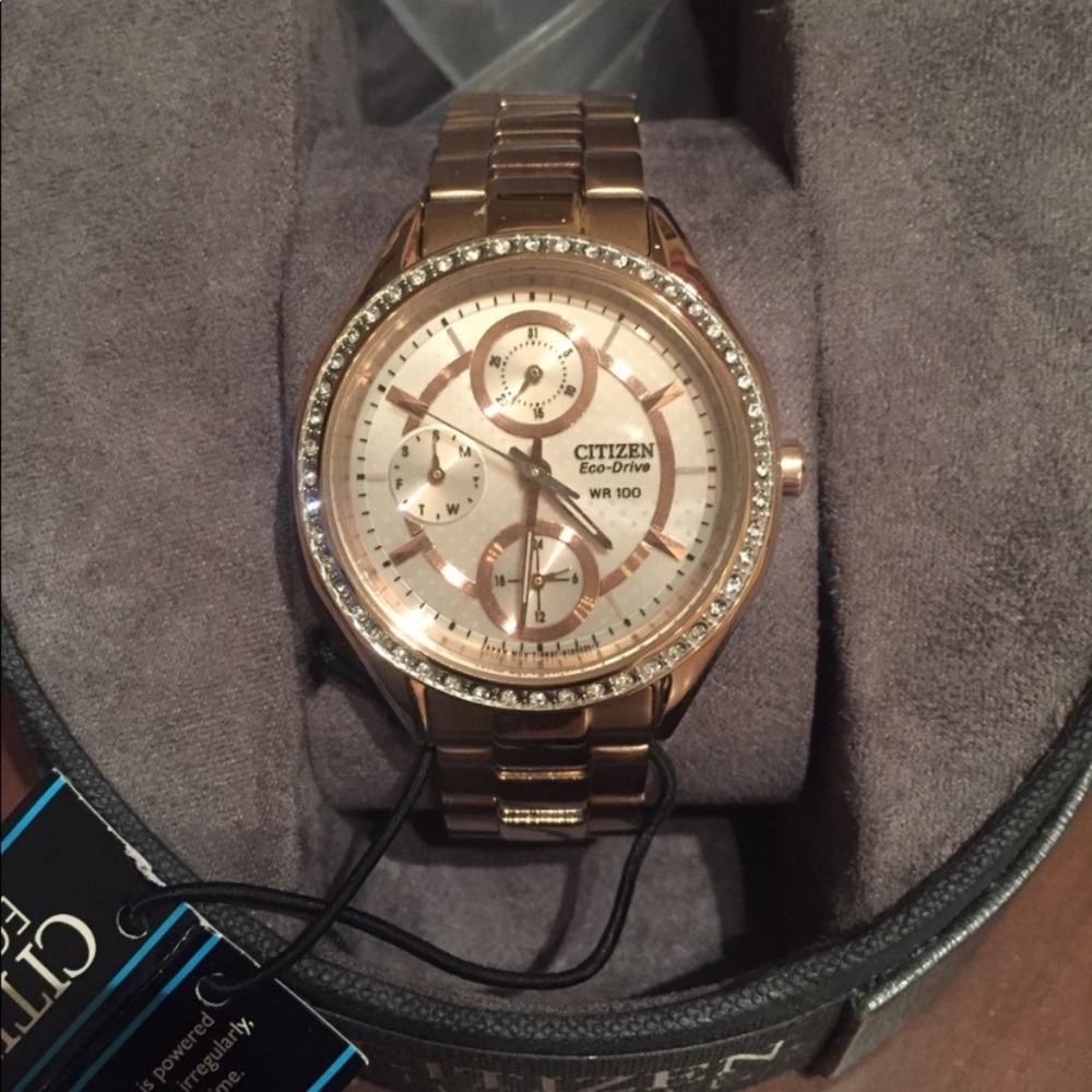 Citizen watch with Swarovski crystals